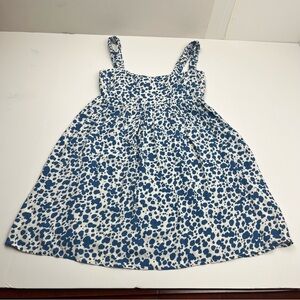 Reformation Serene Dress Womens Size 6 Rainey Blue White Mini Festival *FLAW‎